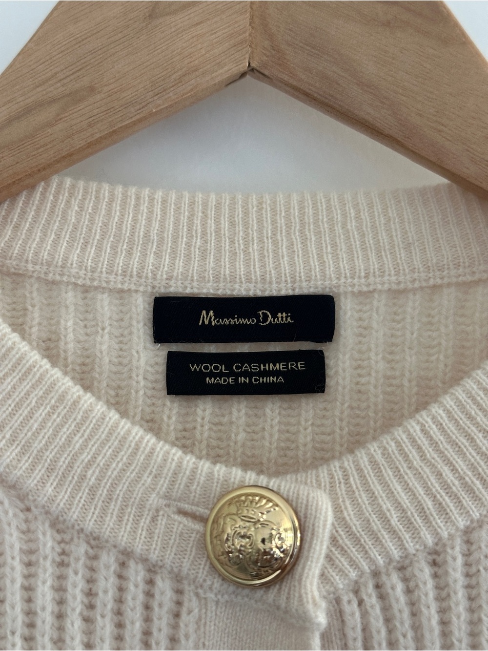 Massimo Dutti Wool Cashmere Cardigan - Picture 3 of 4